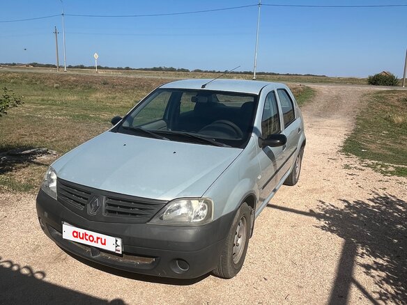 2009 Renault Logan I, серый, 365000 рублей