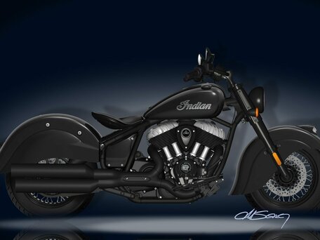 2026 Indian Chief, чёрный, 2790000 рублей, вид 4
