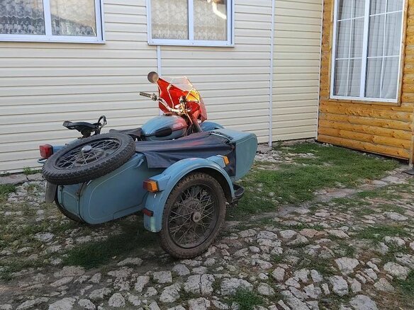 1992 Урал ИМЗ-8.103, голубой, 250000 рублей