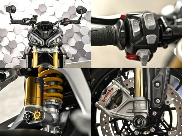 2022 Triumph Speed Triple, чёрный, 1379000 рублей - вид 9