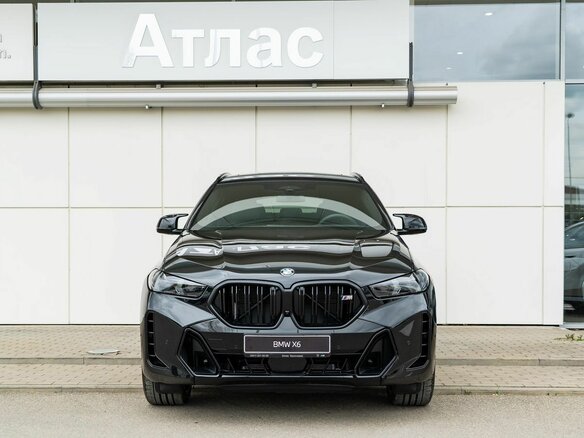 2024 BMW X6 M60i III (G06) Рестайлинг, чёрный - вид 6