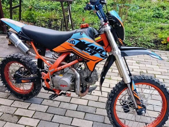 2024 Kayo Evolution YX125EM, оранжевый, 45000 рублей