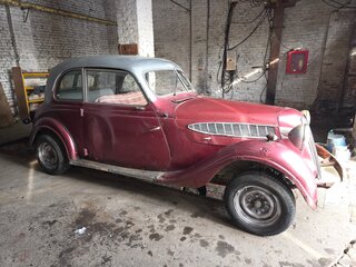 1950 BMW 321 I, красный, 460000 рублей, вид 2