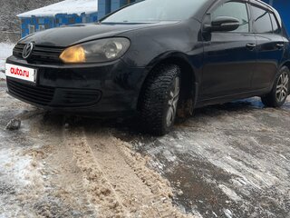 2010 Volkswagen Golf VI, чёрный, 650000 рублей, вид 3