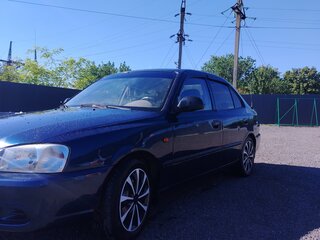 2006 Hyundai Accent ТагАЗ II, синий, 450000 рублей, вид 2