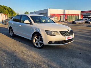 2014 Skoda Superb DSG II Рестайлинг, белый, 1100000 рублей, вид 5