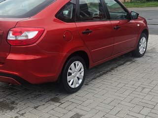 2019 Lada (ВАЗ) Granta I Рестайлинг, красный, 610000 рублей, вид 4