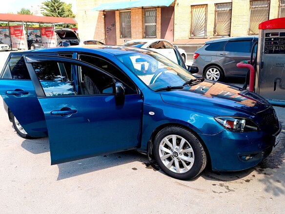 2007 Mazda 3 I (BK) Рестайлинг, синий, 490000 рублей - вид 13