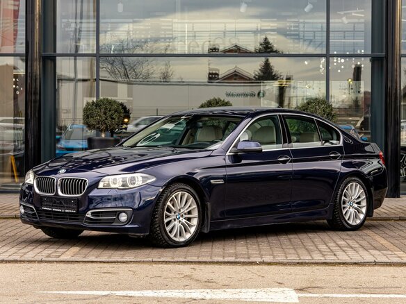 2016 BMW 5 серии 528i xDrive VI (F10/F11/F07) Рестайлинг, синий