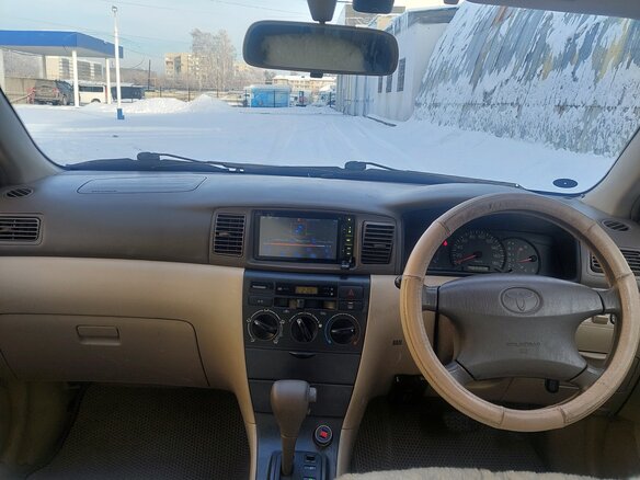 2002 Toyota Corolla IX (E120, E130), белый, 500000 рублей - вид 7