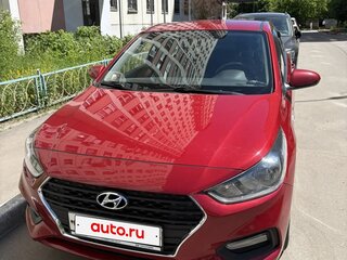 2019 Hyundai Solaris II, красный, 1570000 рублей, вид 2