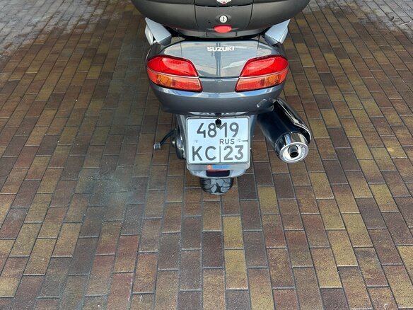 2012 Suzuki Burgman (SkyWave) 650, синий - вид 6