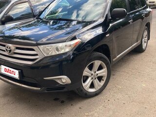 2013 Toyota Highlander II (XU40) Рестайлинг, чёрный, 2180000 рублей, вид 1