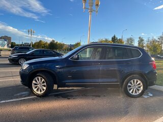 2011 BMW X3 35i xDrive II (F25), синий, 1590000 рублей, вид 2