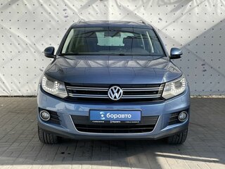 2012 Volkswagen Tiguan I Рестайлинг, синий, 1360000 рублей, вид 2