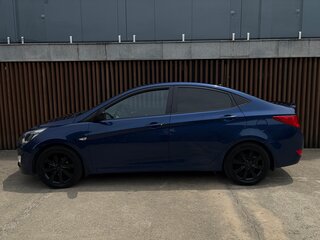 2016 Hyundai Solaris I Рестайлинг, синий, 1150000 рублей, вид 5