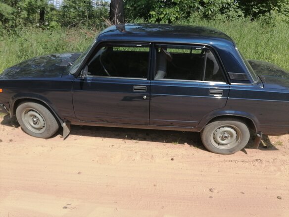 2011 Lada (ВАЗ) 2107, синий - вид 2
