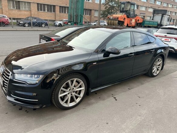 2014 Audi A7 I (4G) Рестайлинг, чёрный, 3000000 рублей