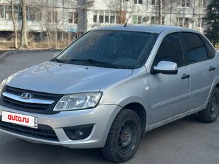 2013 Lada (ВАЗ) Granta I, серебристый, 430000 рублей, вид 1