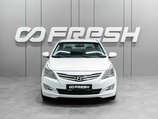2014 Hyundai Solaris I Рестайлинг, белый, 779000 рублей, вид 3