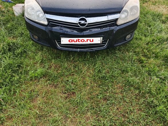 2008 Opel Astra 5-speed H Рестайлинг, чёрный, 360000 рублей - вид 1
