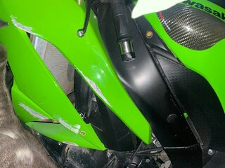 2009 Kawasaki ZX-6R Ninja, зелёный, 609990 рублей, вид 4