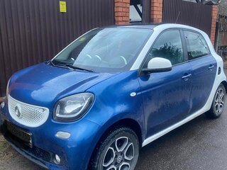 2016 Smart Forfour II, голубой, 1500000 рублей, вид 1