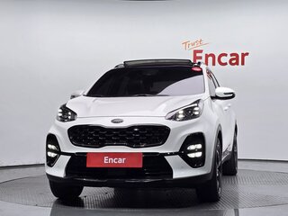 2021 Kia Sportage IV Рестайлинг, белый, 1656007 рублей, вид 2