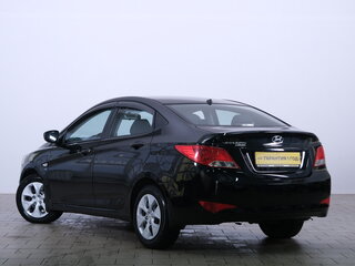 2016 Hyundai Solaris I Рестайлинг, чёрный, 999000 рублей, вид 4