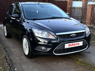 2009 Ford Focus II Рестайлинг, чёрный, 570000 рублей, вид 2
