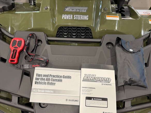 2025 Suzuki KingQuad 750, зелёный, 1590000 рублей - вид 15