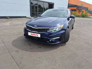 2019 Kia Optima IV Рестайлинг, синий, 1900000 рублей, вид 2