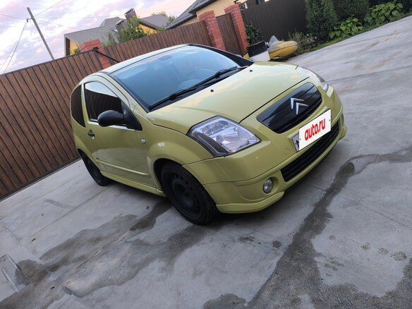 2004 Citroen C2, жёлтый, 260000 рублей - вид 1