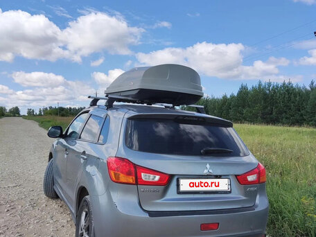 2013 Mitsubishi ASX I Рестайлинг, серый, 907000 рублей, вид 2