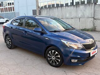 2015 Kia Rio III Рестайлинг, синий, 969000 рублей, вид 1
