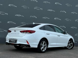 2018 Hyundai Sonata VII (LF) Рестайлинг, белый, 1623800 рублей, вид 2