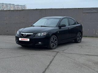 2008 Mazda 3 I (BK) Рестайлинг, чёрный, 610000 рублей, вид 1