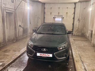 2016 Lada (ВАЗ) Vesta I, зелёный, 800000 рублей, вид 2