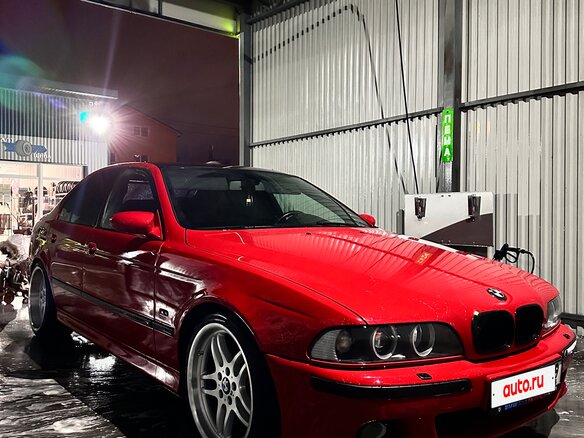 1998 BMW 5 серии 530d IV (E39), красный, 950000 рублей - вид 12