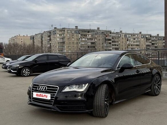 2013 Audi A7 I (4G), чёрный, 2170000 рублей - вид 3