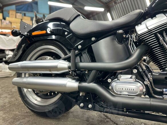 2012 Harley-Davidson Fat Boy, чёрный, 1250000 рублей - вид 26