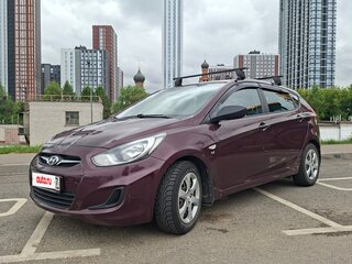 2013 Hyundai Solaris I, фиолетовый, 839000 рублей, вид 1