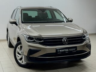2021 Volkswagen Tiguan II Рестайлинг, коричневый, 2570000 рублей, вид 3