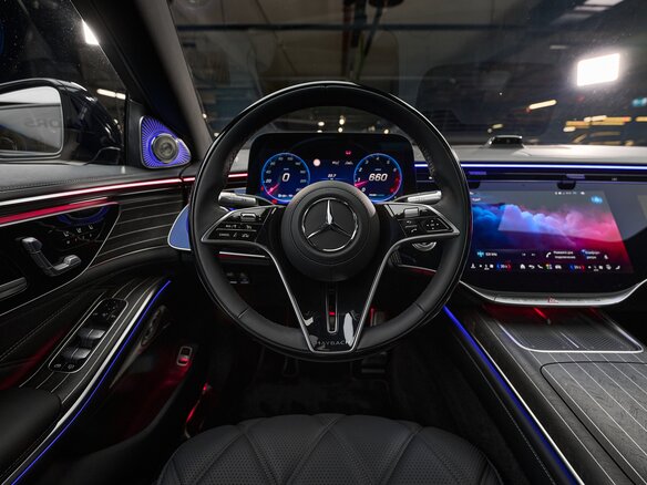 2026 Mercedes-Benz Maybach S-Класс 580 II (Z223) Рестайлинг, чёрный - вид 17