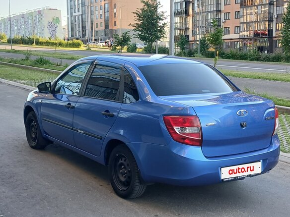 2017 Lada (ВАЗ) Granta I, голубой, 465000 рублей - вид 5