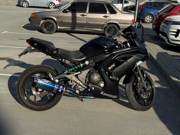 2015 Kawasaki Ninja 400, чёрный, 490000 рублей