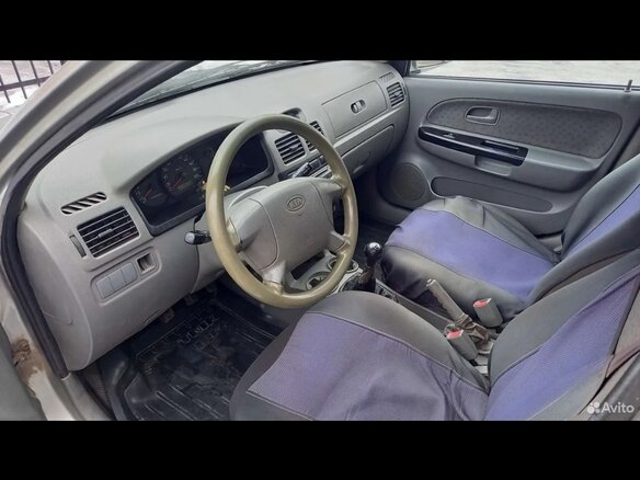 2003 Kia Rio I Рестайлинг, серебристый, 270000 рублей - вид 8