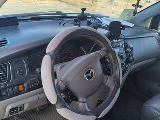 2002 Mazda MPV II (LW), серебристый, 550000 рублей, вид 5