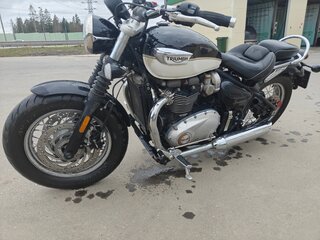 2021 Triumph Bonneville Speedmaster, чёрный, 1100000 рублей, вид 4