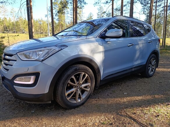 2013 Hyundai Santa Fe III, голубой, 1350000 рублей - вид 6